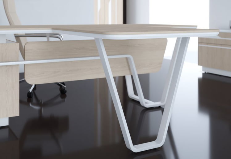 Стол для заседаний Line СФ-571722.1 Дуб светлый Белый_2