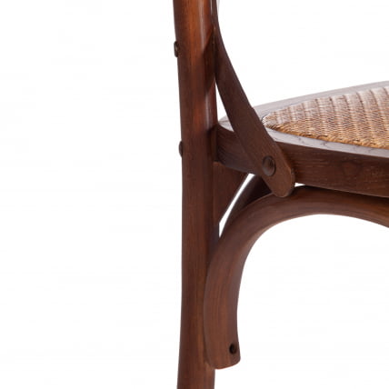 Стул CROSS (mod.CB2001) дерево береза, 49.5*53.5*87, Темный Орех (№5)_8