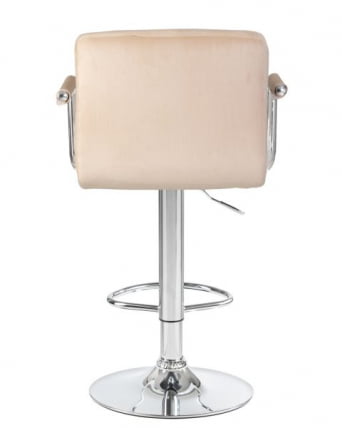 Стул барный DOBRIN KRUGER ARM (бежевый велюр (MJ9-10)) 2 шт_5