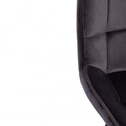 Стул ABRUZZO ( mod. 8060 ) металл,ткань, 42 х 60 х 84 х 49 см, серый вельвет (HLR-21)_8