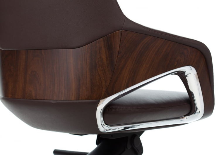 Кресло руководителя Бюрократ _DAO-2 Коричневый_4