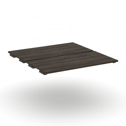 Двойной стол-приставка к двум опорным тумбам/шкафам CONCEPT CN.DSPR-005 Дуб Мали Антрацит_0