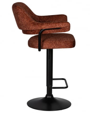 Стул барный ДОБРИН CХАРЛЙ БЛАCК (терракотовый твид (ЛЕО56)) 2 шт / DOBRIN CHARLY BLACK (LEO56))_3
