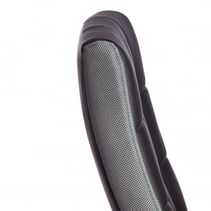 Кресло TRENDY (22) кож/зам/ткань, черный/серый, 36-6/12_10