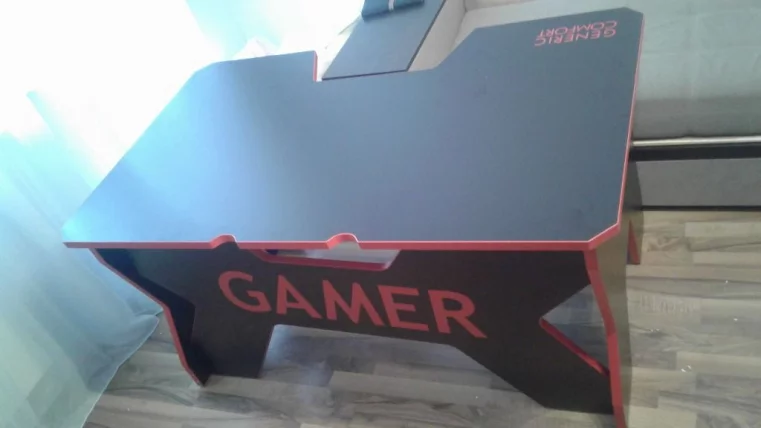 Стол геймерский Generic Comfort Gamer2/N/R Красный Черный_7