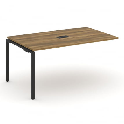 Проходной наборный элемент переговорного стола CONCEPT CN.NPRG-014 Сандал Янтарный Черный_0