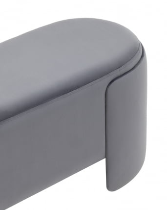 Банкетка Taks велюр Серый_3