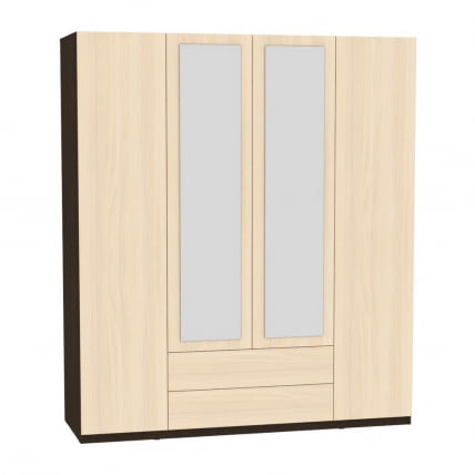 Шкаф распашный R-198х180х60-2-PO-M(Венге-ДМ)_0