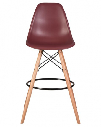 Стул барный DOBRIN DSW BAR (ножки светлый бук, цвет сливовый (R-13)) 2 шт_6