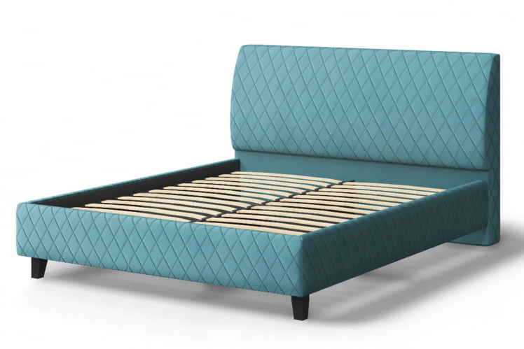 Кровать Хилтон, 2000 * 1600 мм, бирюзовый_1