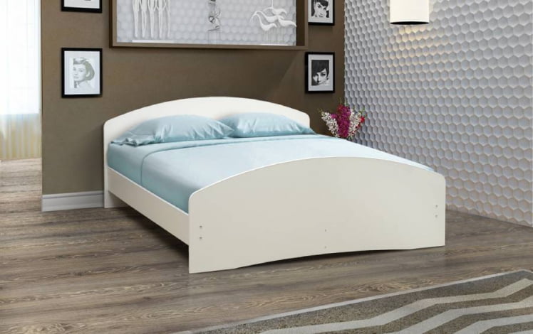 Кровать на уголках №2 1400*1900 Ясень Шимо темный_0