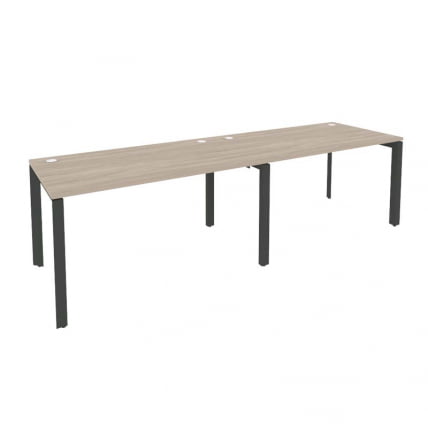 Рабочая станция на П-образном м/к ONIX O.MP-RS-2.3.8 Дуб Аттик/Антрацит_0