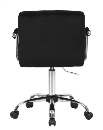 Офисное кресло для персонала DOBRIN TERRY Черный велюр MJ9-101_4