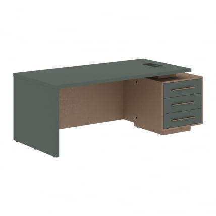 Стол руководителя правый VELION VCT 2090 R Нефрит Кобра_0