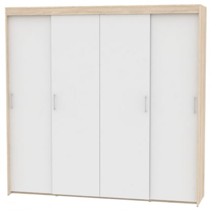 Шкаф-купе T-5-230х235х45(ДСС-Белый-8)_0