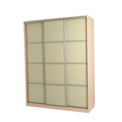 Шкаф-купе Бассо 2-600 Дуб млечный / Крем_0