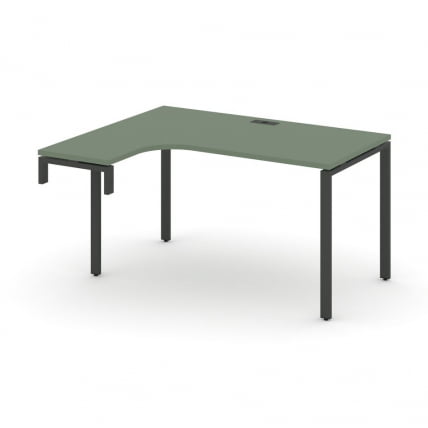 Стол-надставка на опорную тумбу (левый) CONCEPT CN.OSAN-001(L) Кобо Антрацит_0