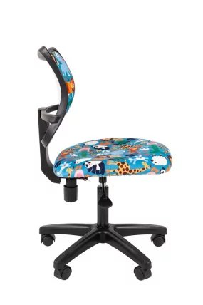 Детское кресло CХАИРМАН ТИН (Кидс) 102 черный пластик Зоопарк / CHAIRMAN (Kids)_2