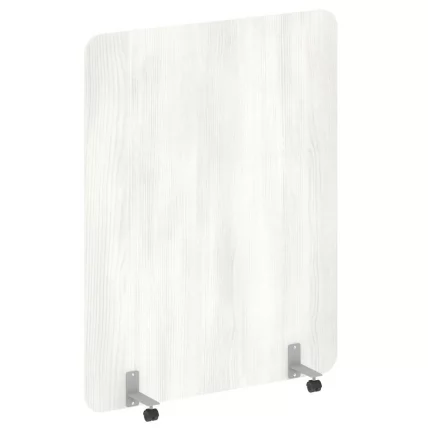 Перегородка на металлических опорах, на роликах R-line DP.R-140-180 Снежная Патина_0