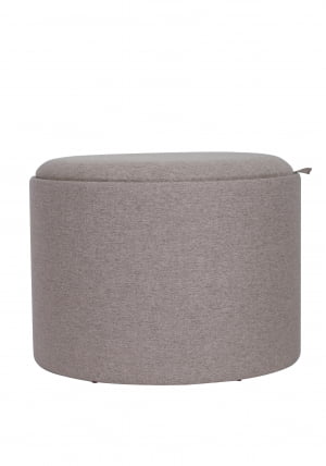 Пуф-столик с ящиком Хюгге L рогожка Бежевый_3