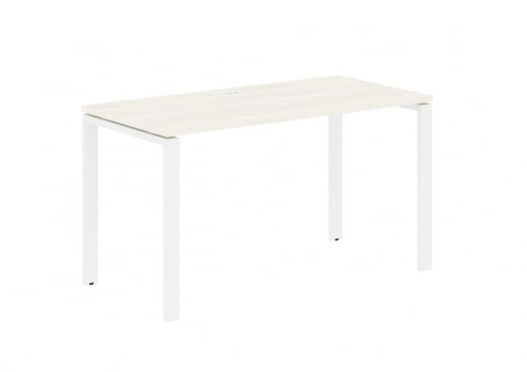 Стол письменный EDIS EUST 1367 Ясень Траун Белый_0