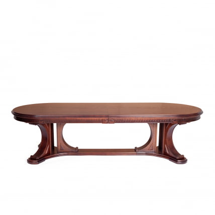 Стол VERSAL овальный бук, мдф, 300 (350/400) х 110 х 78 см, Tobacco_2