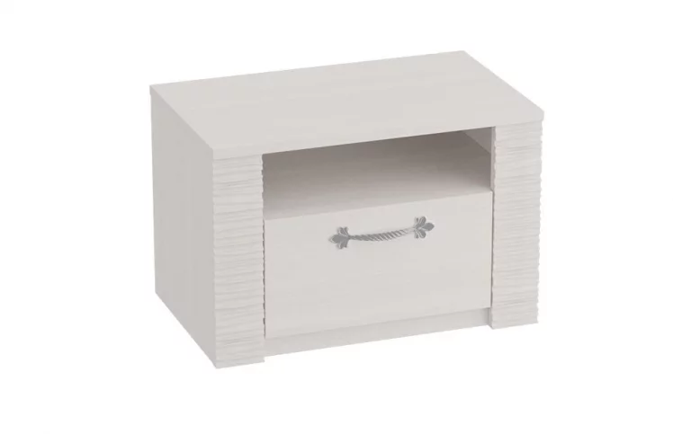 Тумба прикроватная Элана №6 Бодега Белая/Сандал матовый Белый_0