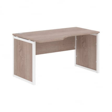 Стол письменный левый XTEN-QP XQPCET 149 L Дуб Сонома Белый_0