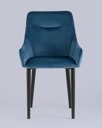 Стул Джоан велюр Пыльно-синий_3