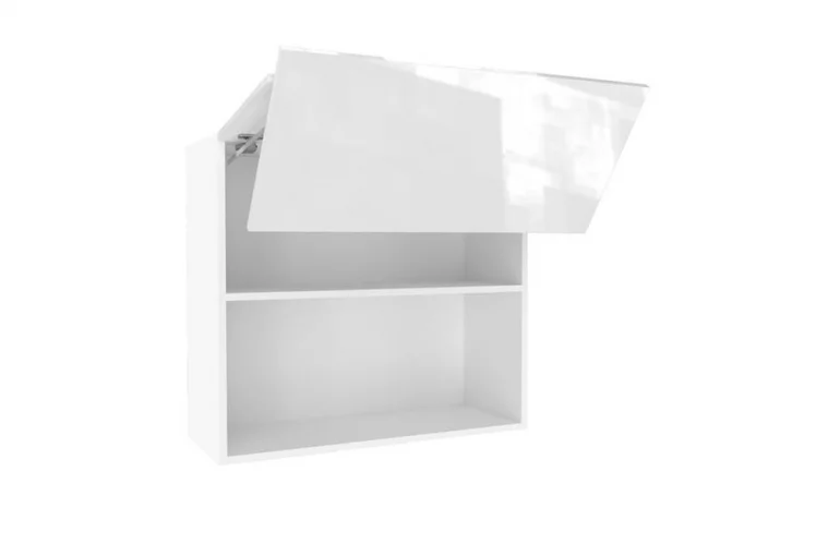 Шкаф кухонный 800 горизонтальный с 2 складными дверями Шервуд ЛД 281.980.000.175 Белый Белый глянец_1