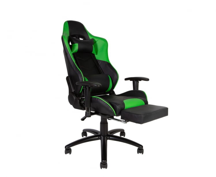 Игровое кресло Lotus GTS RF-8066E Черный/Зеленый_3