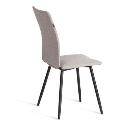 Стул обеденный La Rousse (2 шт. в упаковке) NEW, ткань рогожка, серый/черный, 3M 16/2, 45х55х93 см_6