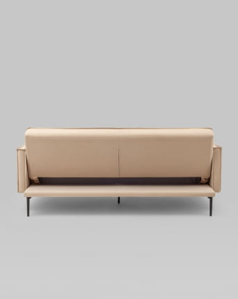 Диван прямой Кассель велюр Бежевый_4
