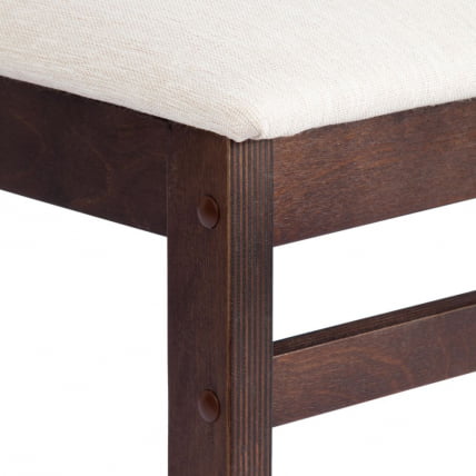 Стул ROSARIO многослойная фанера, 39 х 39 х 99 см, Cappuchino, ткань бежевая (81/10) разобранный_8