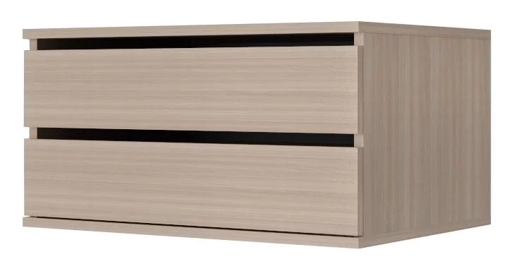 Тумба с 2 ящиками Хит-Т-17 Дуб млечный_0