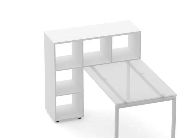 Стеллаж к столу Deka 9.08.12 Белый_2