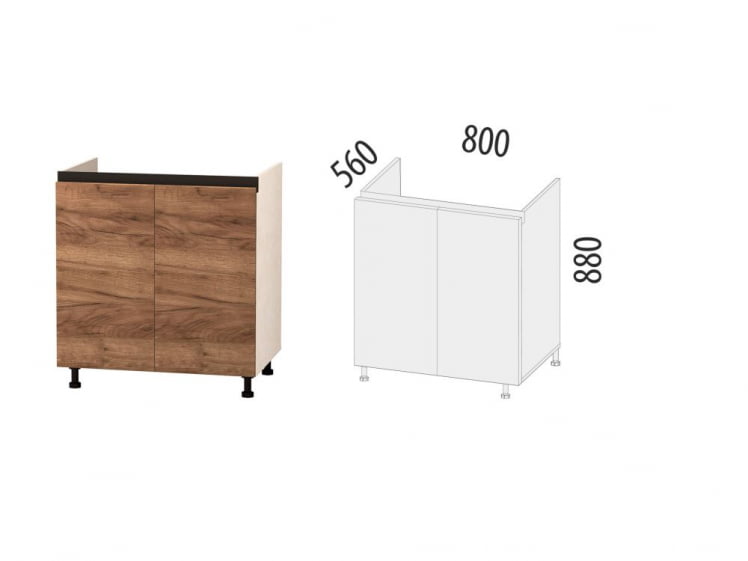 Напольный шкаф под мойку Дакота 103.51_1