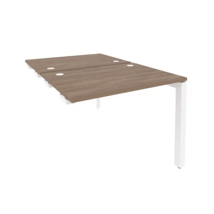 Стол-приставка двойной на П-образном м/к к опорным элем. ONIX O.MP-D.SPR-1.7 Дуб Аризона/Белый_0