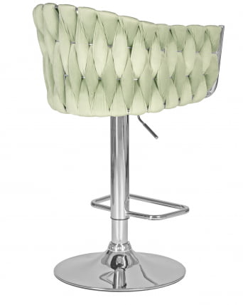 Стул барный DOBRIN MARCEL Пудрово-мятный велюр MJ9-87_3