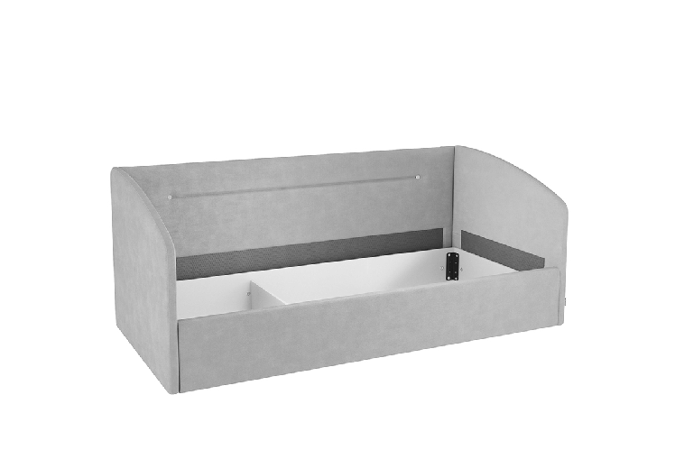 Кровать  0.9 Альба (Софа) КМ.S-16 медовый (велюр)_3