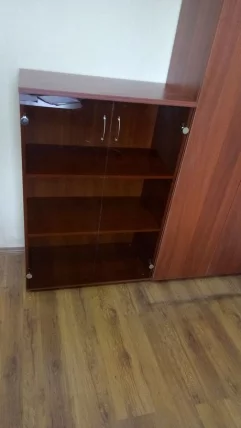 Шкаф для документов с тонированными стеклами Р.Шс-3СТ Орех Гепланкт_2