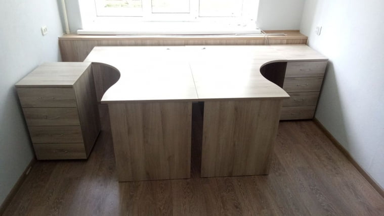 Стол компьютерный угловой Р.СКУ-14 (правый) Дуб Кронберг_4