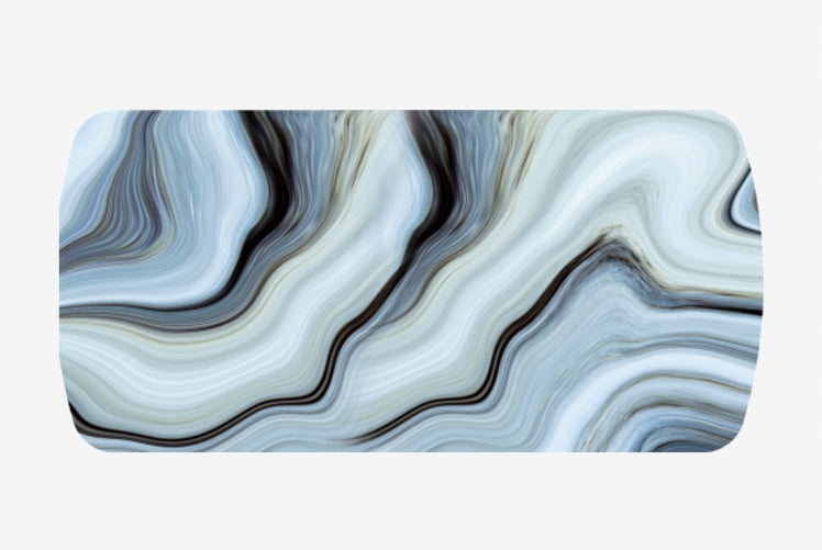 Стол Бостон-3 раздвижной, фотопечать Агат/белый/хром брифинг_2