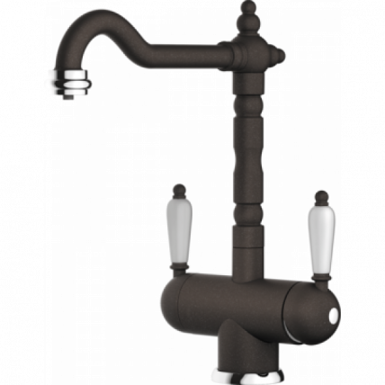 Смеситель Omoikiri Amagasaki-Dc Латунь/Гранит/Темный Шоколод_0