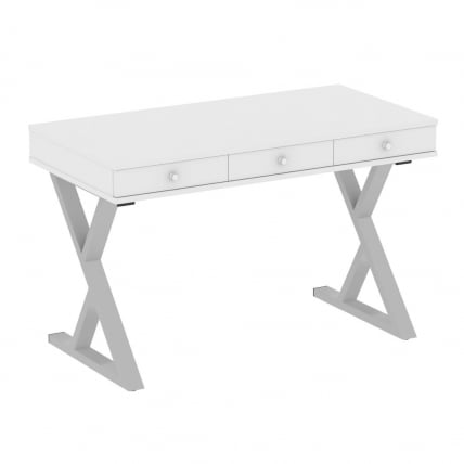 Стол письменный HOME OFFICE VR.SP-1-118.M Белый/Серый металл_0