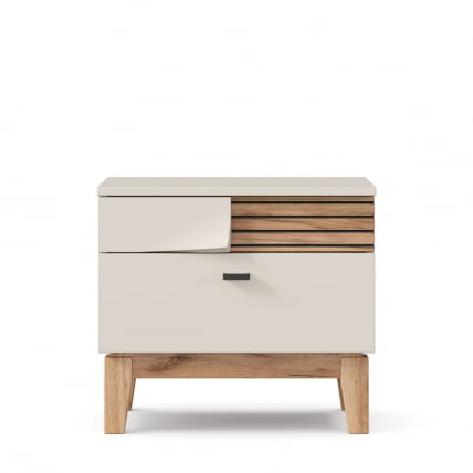 Тумба прикроватная левая Нильс ЛД 423.040.000 Кашемир/Дуб Тортуга_4