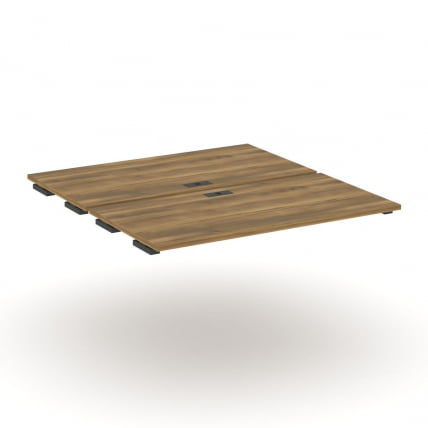 Двойной стол-приставка к двум опорным тумбам/шкафам CONCEPT CN.DSPR-008 Сандал Янтарный Антрацит_0