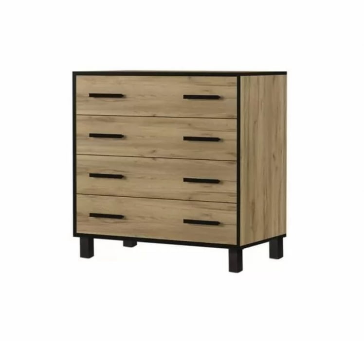 Комод Лофт 8 Дуб Крафт Золотой_0