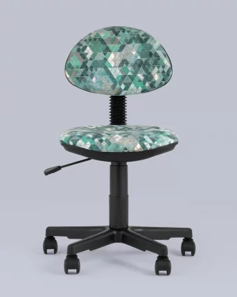 Кресло компьютерное детское УМКА абстракция Зеленый_3