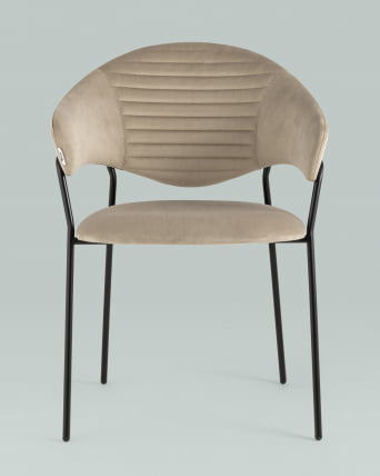 Стул Алексис велюр Капучино_3